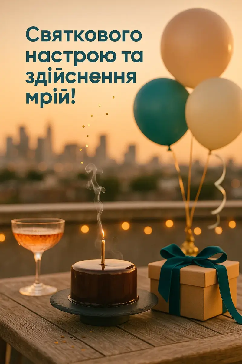 Привітання з днем народження