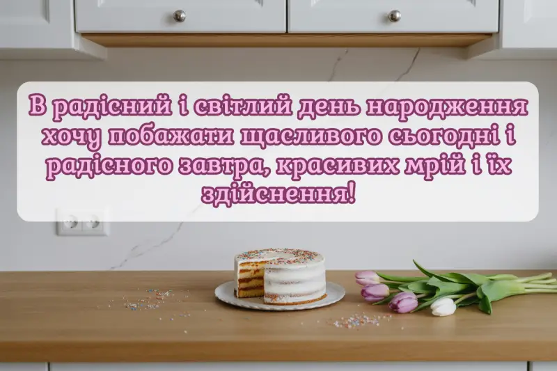 Привітання з днем народження